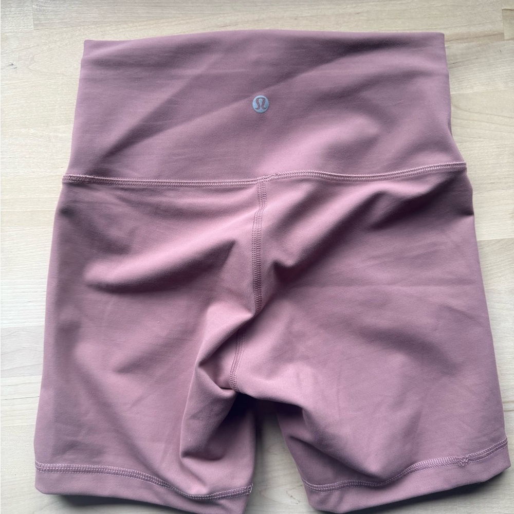 lululemon athletica Pink Bike Shorts High-Waisted Seamless